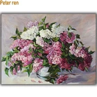 Набор для вышивки крестиком Питер Рен Алмазная Вышивка Пэчворк лилии Diy Алмазная мозаика ic наклейка квадратные Стразы