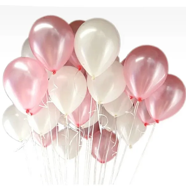 pink white 30 шт./лот 10 дюймов Тиффани золото черный латекс гелиевые шары Свадьба День рождения детский душ вечерние принадлежности для декора детские игрушки Воздушные шары - Цвет: pink white