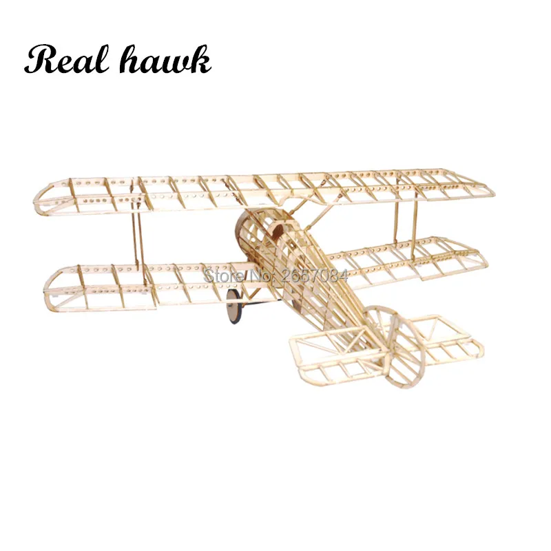 Мини RC самолет лазерная резка Balsa деревянный комплект Sopwith Верблюд Модель