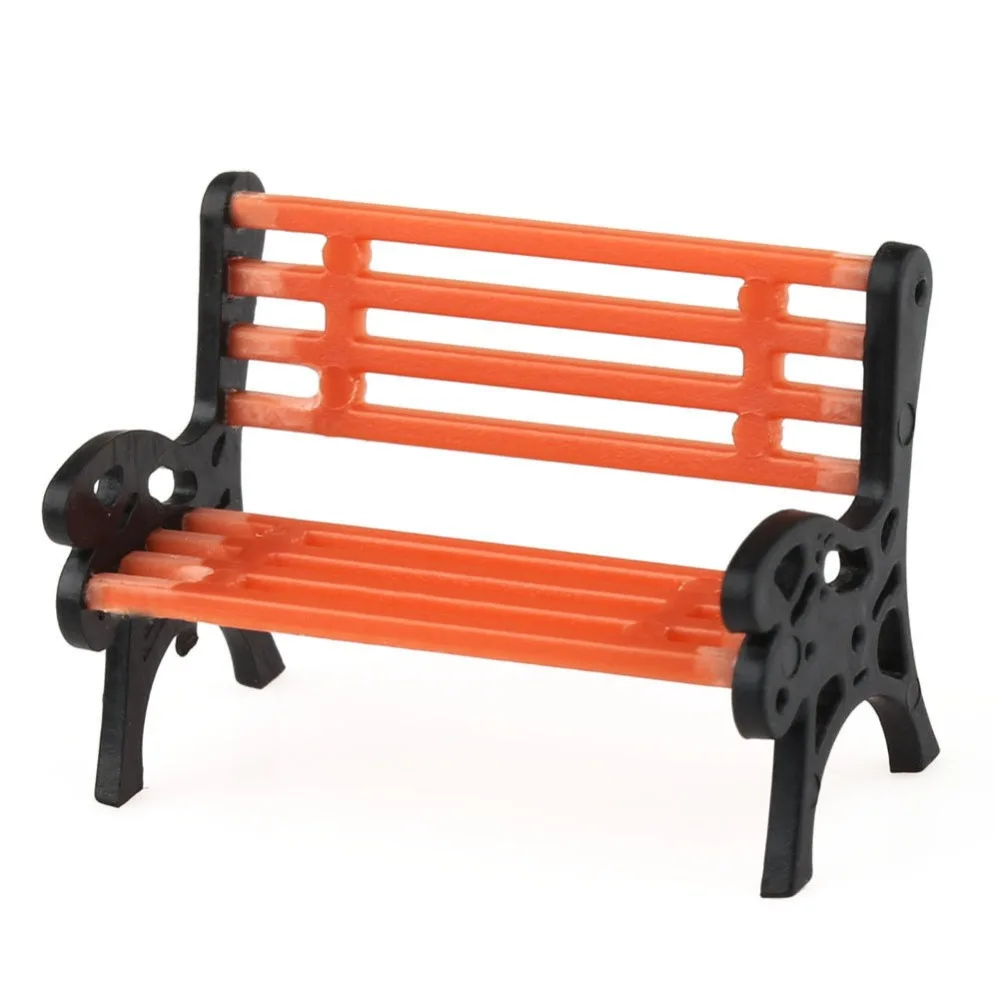 5 шт. модель платформы парковые скамьи сиденья пластиковый парк уличный набор