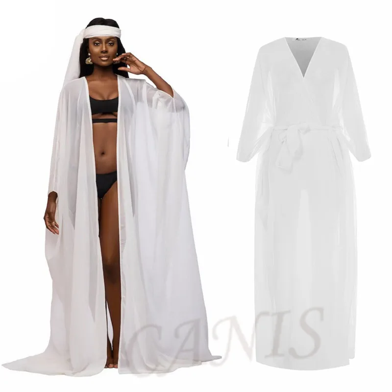 Женская Пляжная накидка с цветочной вышивкой бикини пляжный кардиган купальный