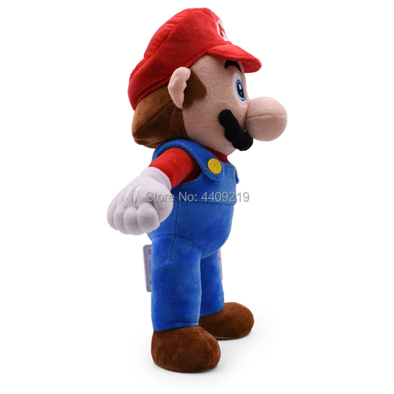 48 см Super Mario Bros стоящая Красная плюшевая игрушка Марио мягкая плюшевая кукла для детей