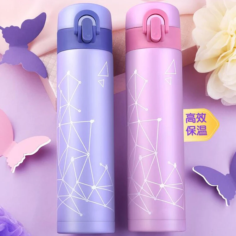 Модный термос с отскоком чашка из нержавеющей стали Термокружка изолированная