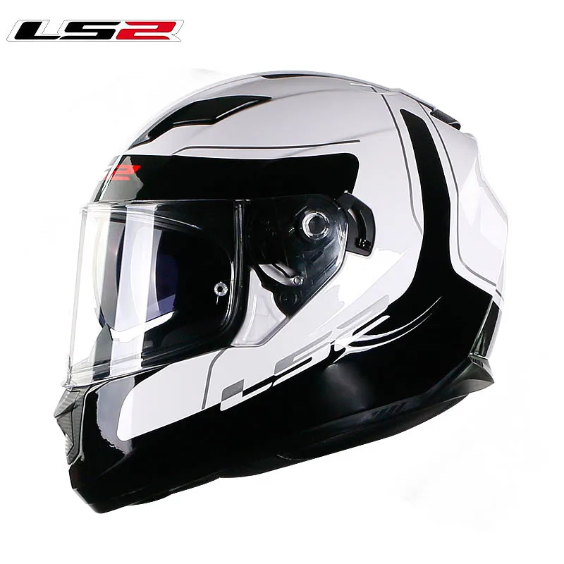 LS2 ff328 moto rcycle шлем с внутренним солнцезащитным козырьком двойной объектив полный шлем без подушки безопасности шлем moto capacete точка утверждения - Цвет: Lunar