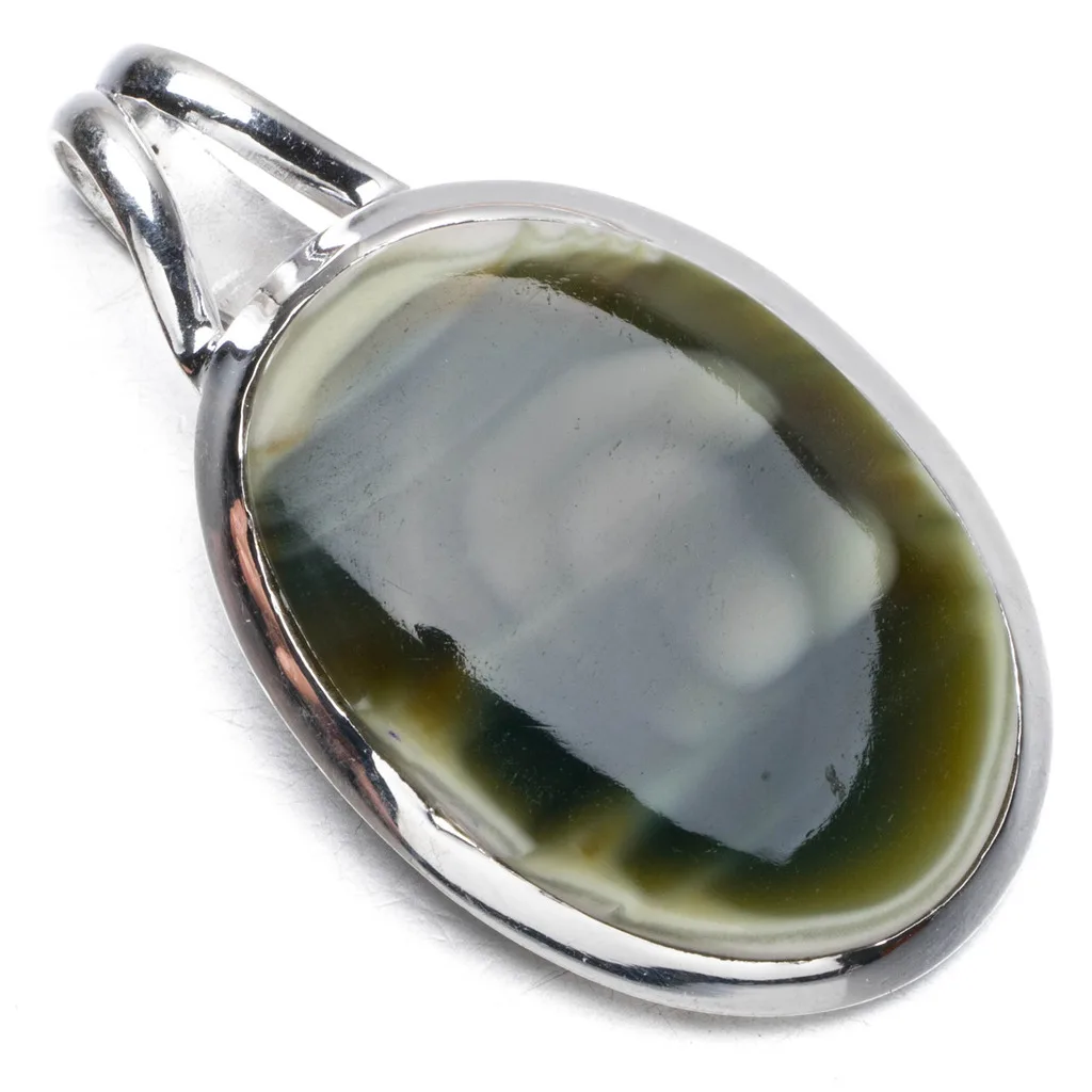 Женское серебряное ожерелье с подвеской в стиле бохо натуральная императорская