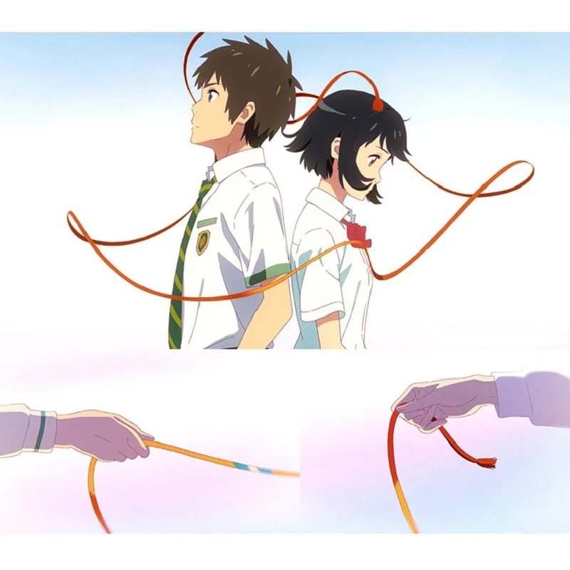 Популярный японский аниме браслет ручной работы с надписью на заказ и серебряной