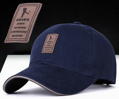 Лидер продаж! Унисекс бейсболка Спортивная Кепка Bone Snapback кепка хип-хоп кепка мужская Кепка для гольфа Кепка casquette gorras Регулируемая - Цвет: navy blue