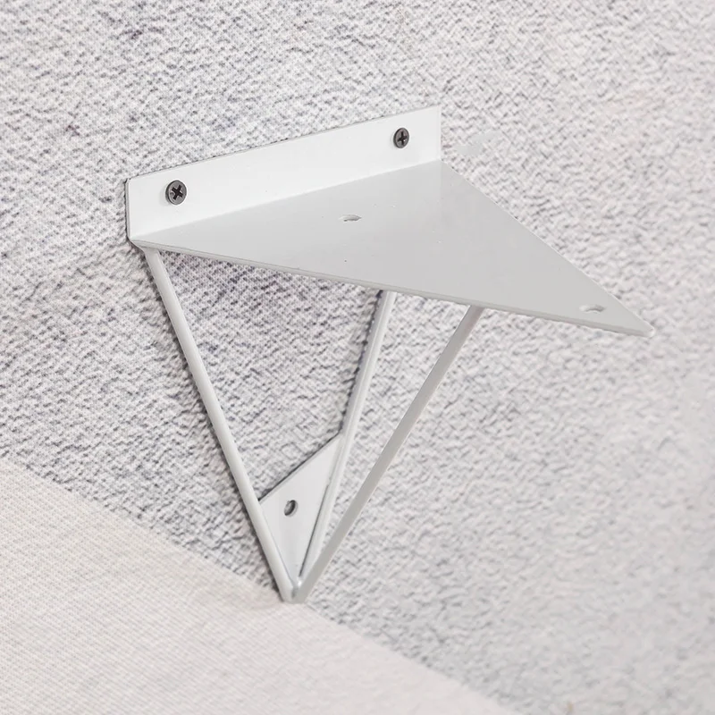 2 шт./лот Треугольный Кронштейн настенная полка держатель для домашнего хранения