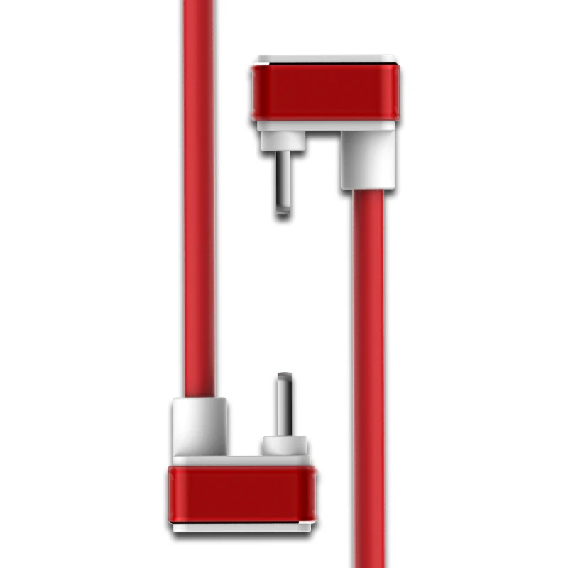 USB2.0 Обычная линия передачи данных для мобильных телефонов USB 2A зарядный кабель передачи данных 1 м 180 градусов локоть для iPhone