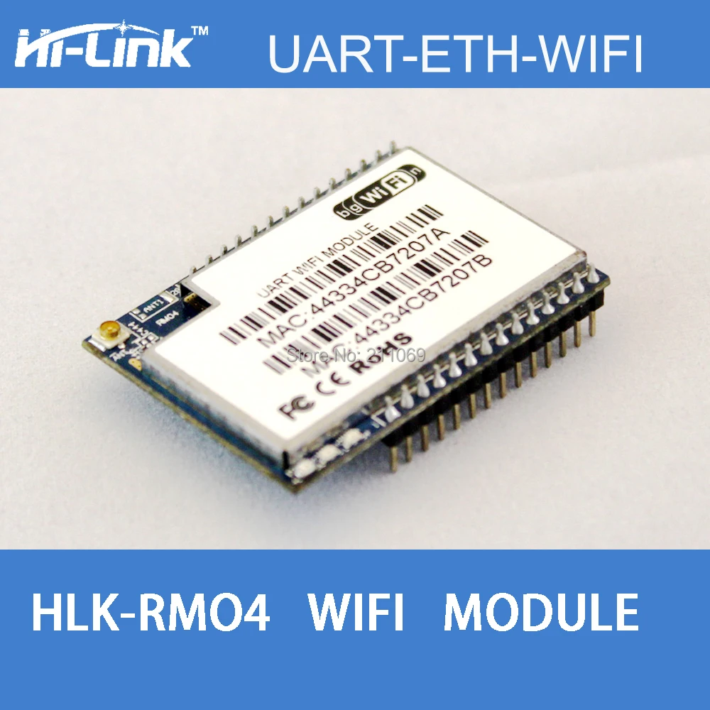 Фото Модуль маршрутизатора последовательный Wi-Fi модуль startkit с 8M flash 32M ram модуль 2 дБ антенна и источник питания №3