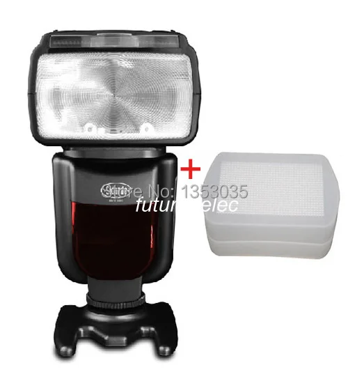DF-600 Вспышка Speedlite для Canon EOS 450D 500D 550D 600D 100D 1000D 1100D 1200D 5D Mark II III 5D3 5D2/YN560 + Диффузор |