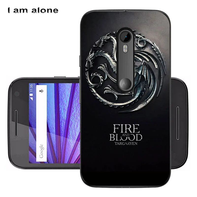 Чехлы для телефонов I am alone, для Motorola Moto G3, 5,0 дюймов, мягкий ТПУ чехол для мобильного телефона, милая сумка для Motorola Moto G3