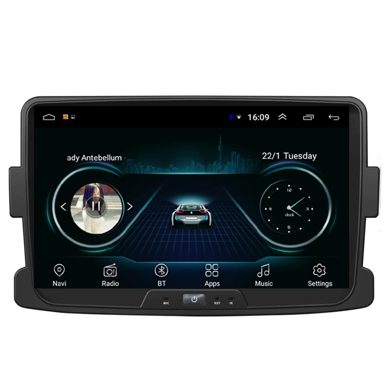 Автомагнитола с GPS встроенный Wi Fi мультимедийный плеер для Renault dacia duster captur logan lada