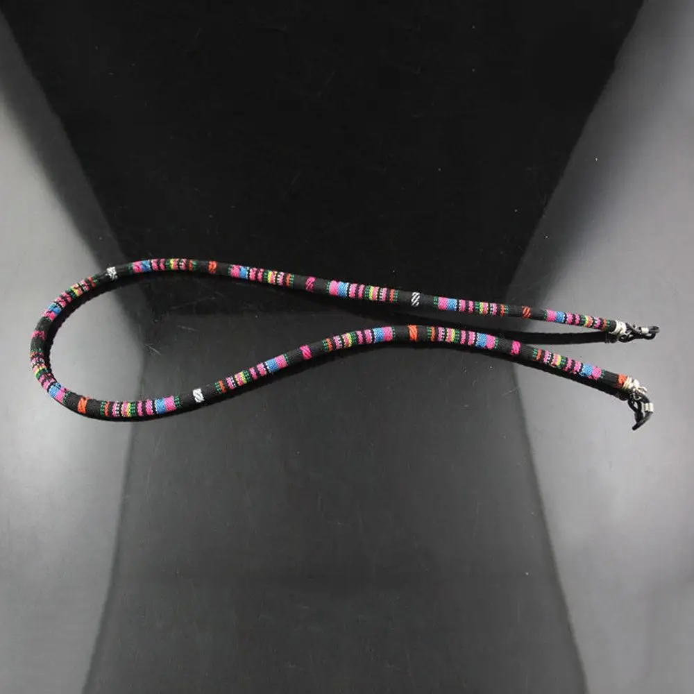 pink Хлопковые очки солнцезащитные очки шнур на шею цепочка для солнцезащитных очков ремешок Спортивные 1 шт. модные аксессуары для очков - Цвет: pink