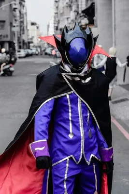 Код Geass Маскарадная маска ZERO FRP Маска Косплей Опора Хэллоуин ужасная подарок