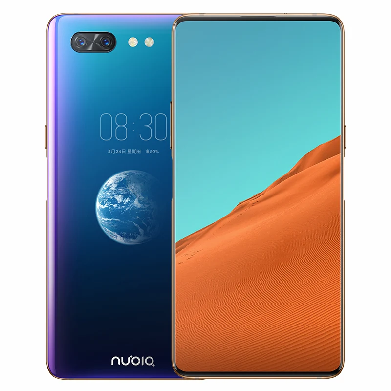 Новый оригинальный Смартфон zte Nubia X с двойным экраном Android 8 1 4G LTE Snapdragon 845 Octa Core 8G +