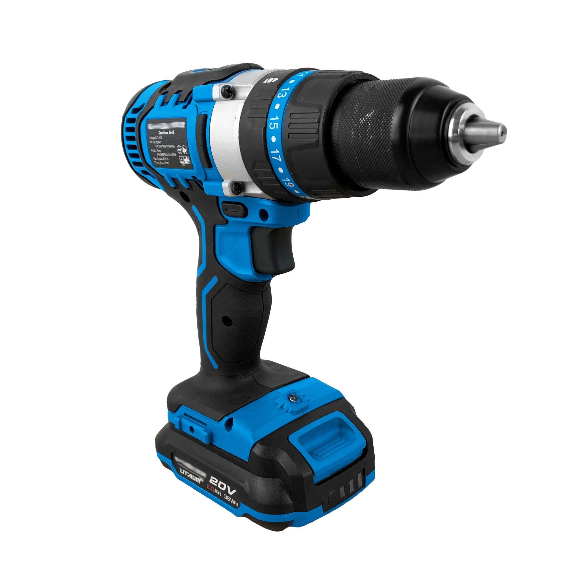 20 v бесщеточный зарядки ручная дрель промышленных Класс литиевых Батарея