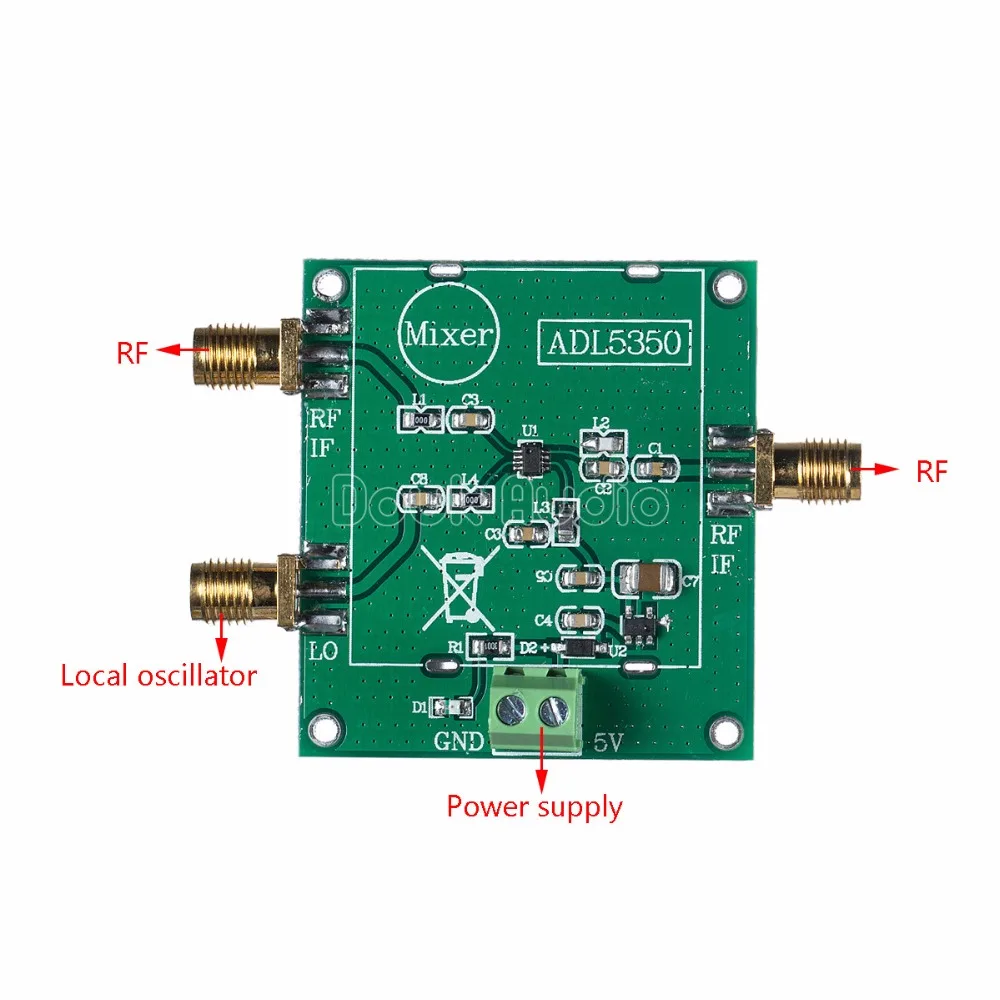 ADL5350-EVALZ высоколинейный Y-модуль смесителя низкочастотный 4GHz RF/IF/LO порт