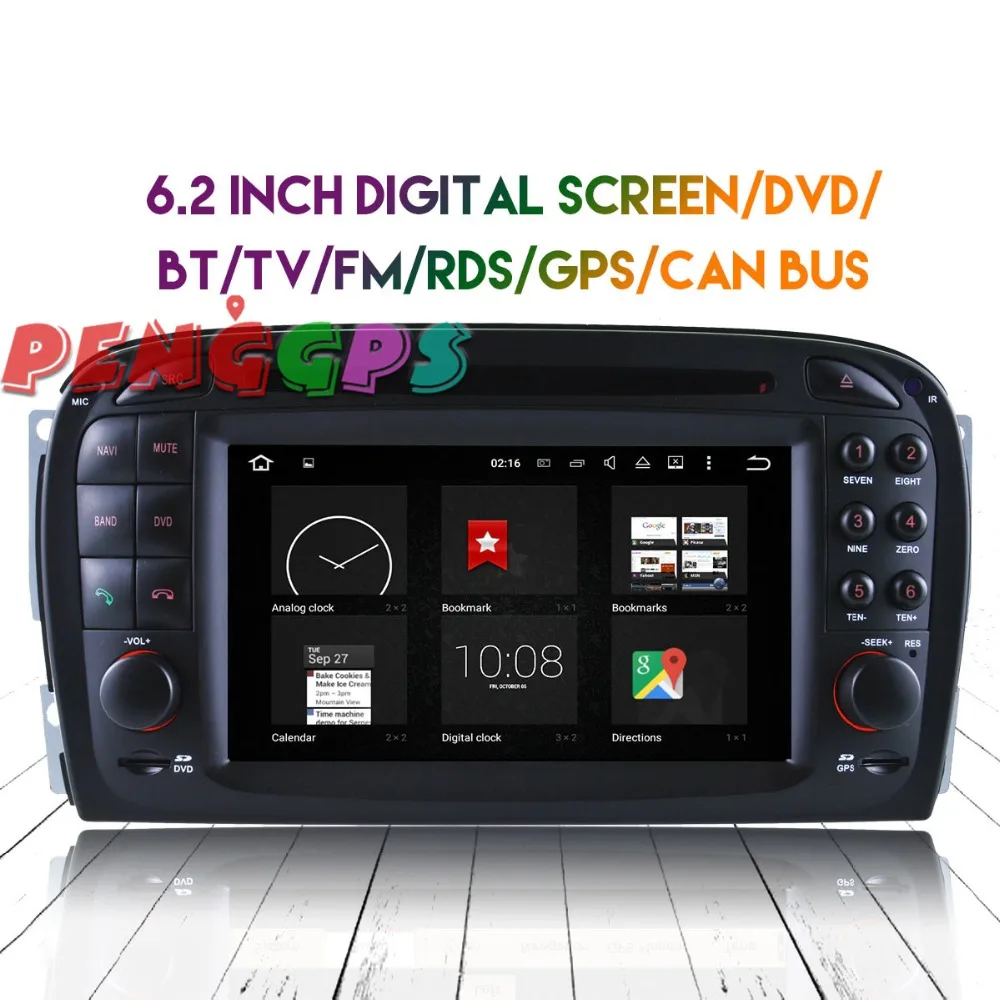 Android 8 0 7 1 Автомобиль Радио Стерео стереосистема с GPS для Mercedes Benz SL R230 2001 2002 2003 2004