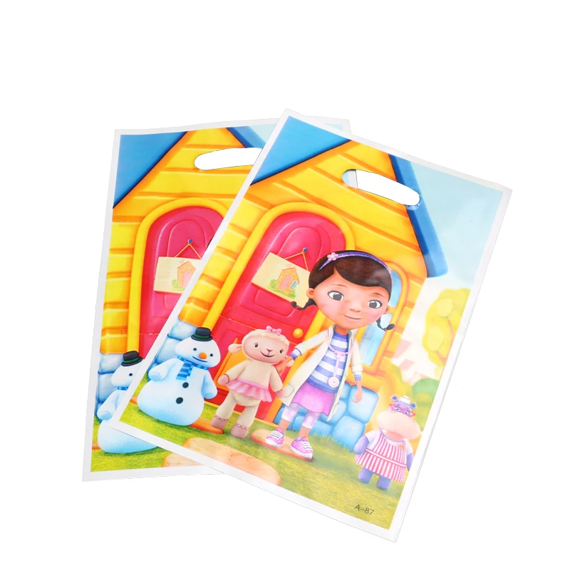 40pcs/lot Little Girl Doc McStuffins Gift Gag Party Supplies Kids Happy Birthday Candy Bags Loot Bag Decoration | Дом и сад