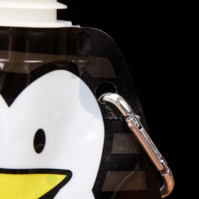 2 шт 360 мл Эко дружественных складной мультфильм животных мешок для воды бутылка