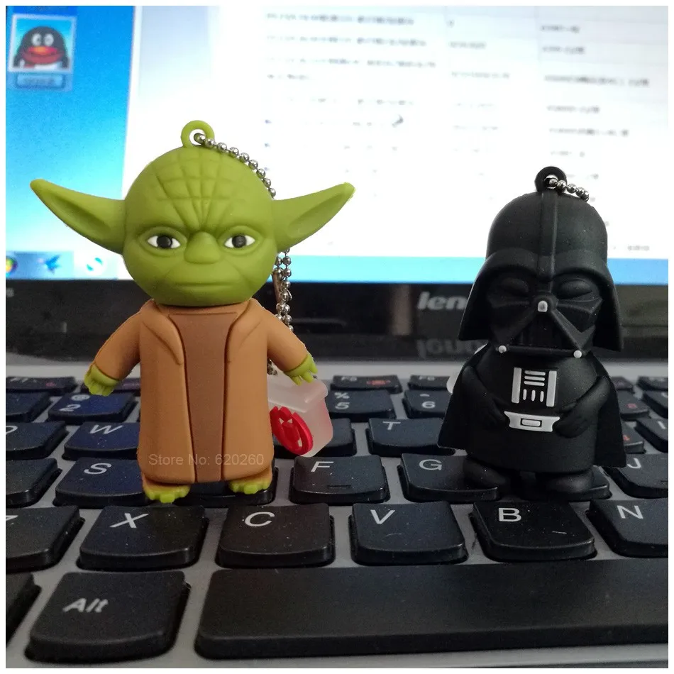 Флеш-накопитель 64 ГБ, мультяшный USB флеш-накопитель Звездные войны Дарт Вейдер 4 ГБ/8 ГБ/16 ГБ/32 ГБ usb флеш-накопитель флеш-карта памяти Флешка U диск