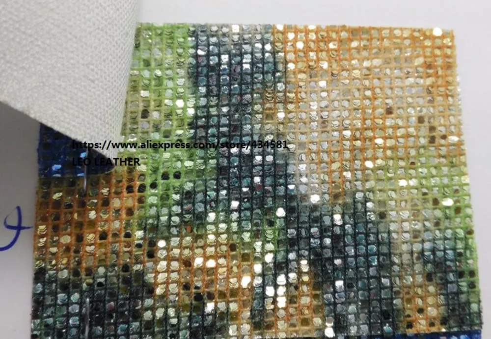 Кружевная блестящая кожаная ткань искусственная кожа для самостоятельного