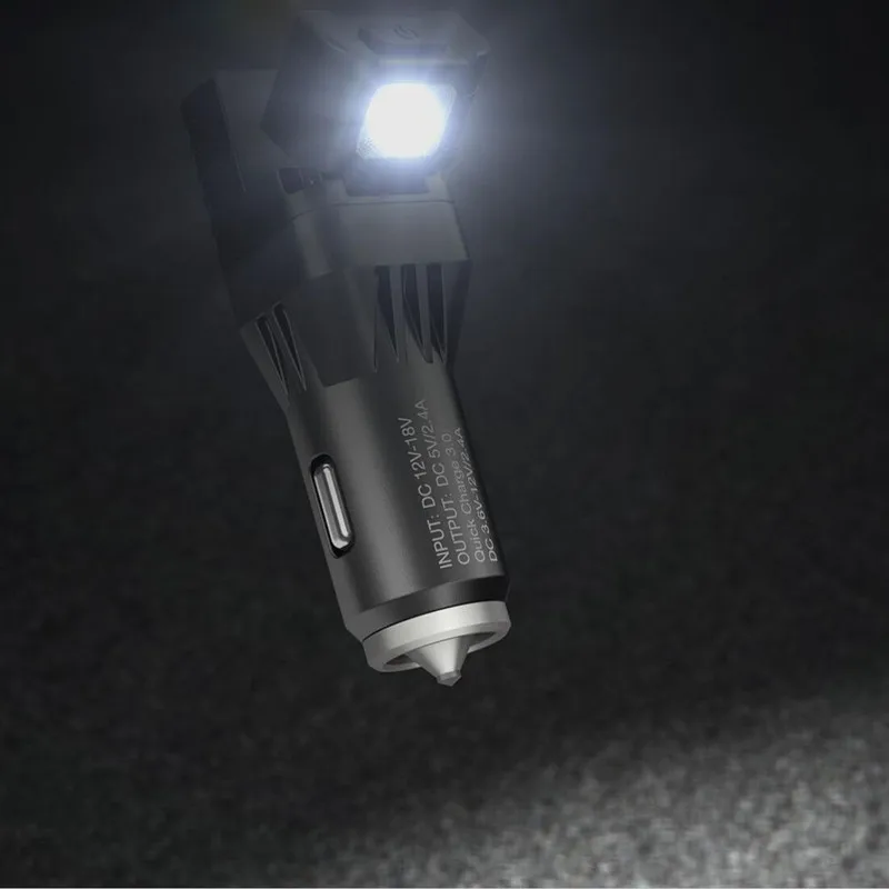 Nitecore VCL10 Магнитный Корпус USB Quick Charge 3 0 Автомобильное зарядное устройство хвост