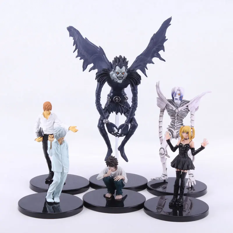Экшн фигурки из аниме Death Note L Killer Ryuuku Rem Misa Amane игрушки 6 шт./компл.|figure toy|action figure