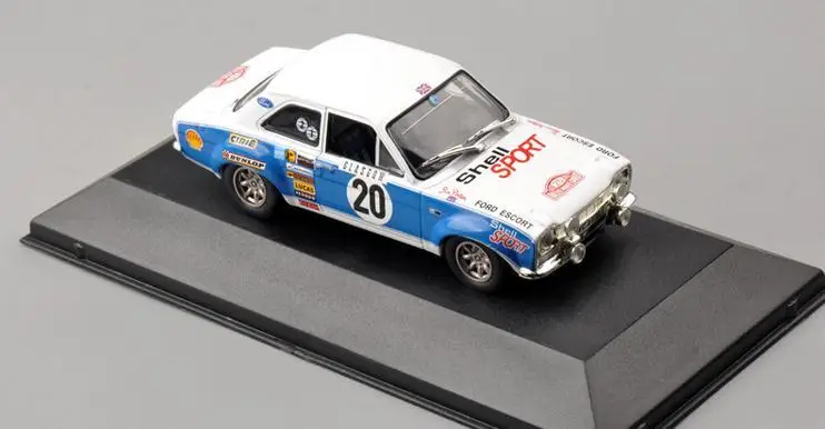 Высокая симуляция FORD ESCORT RS1600 1:43 литые под давлением машины из металлического сплава игрушки ралли модель автомобиля Коллекция игрушечных автомобилей