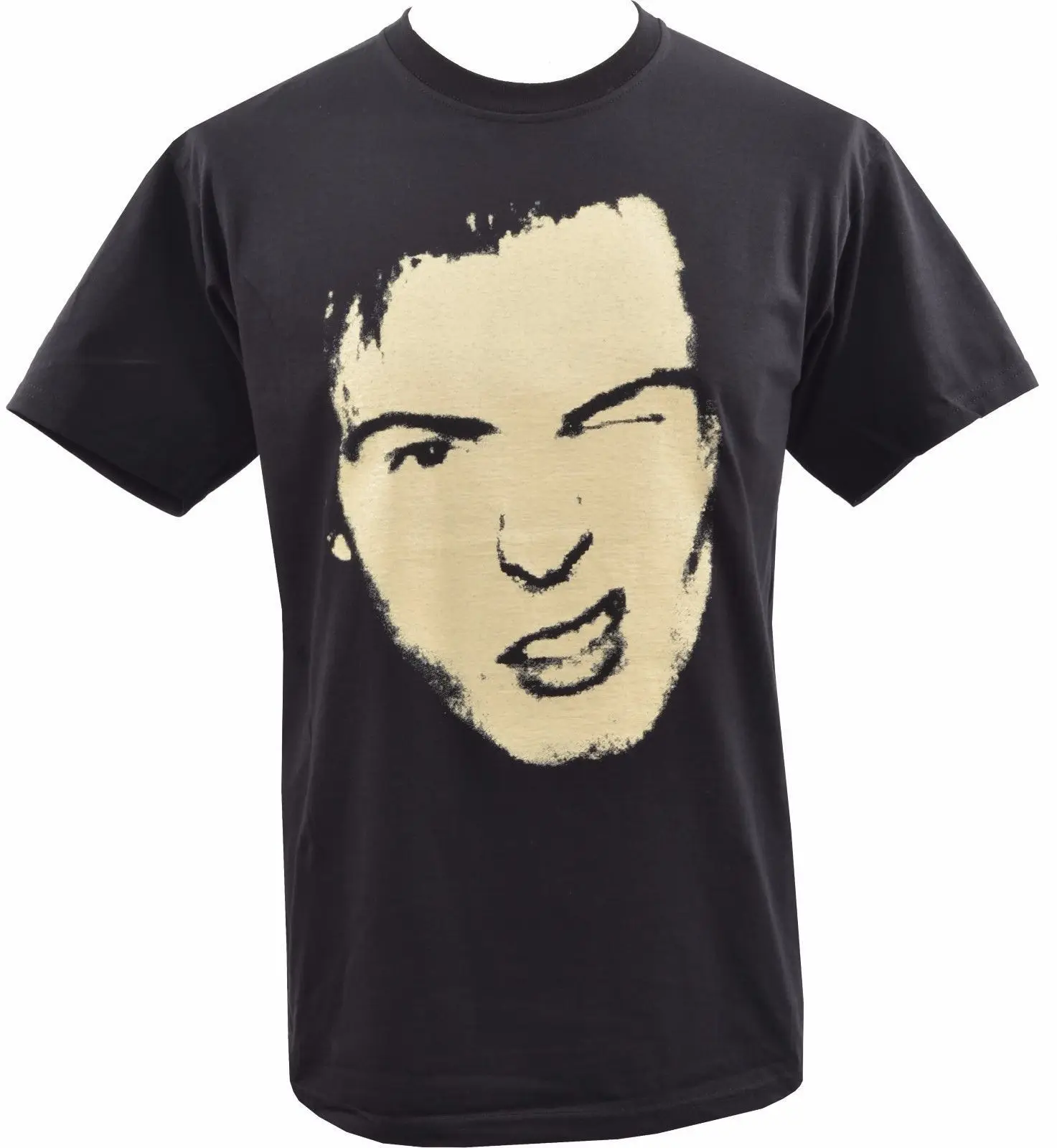 Мужская черная футболка SID VICIOUS SNARL английский панк рок 197s 5xl|Мужские футболки| |