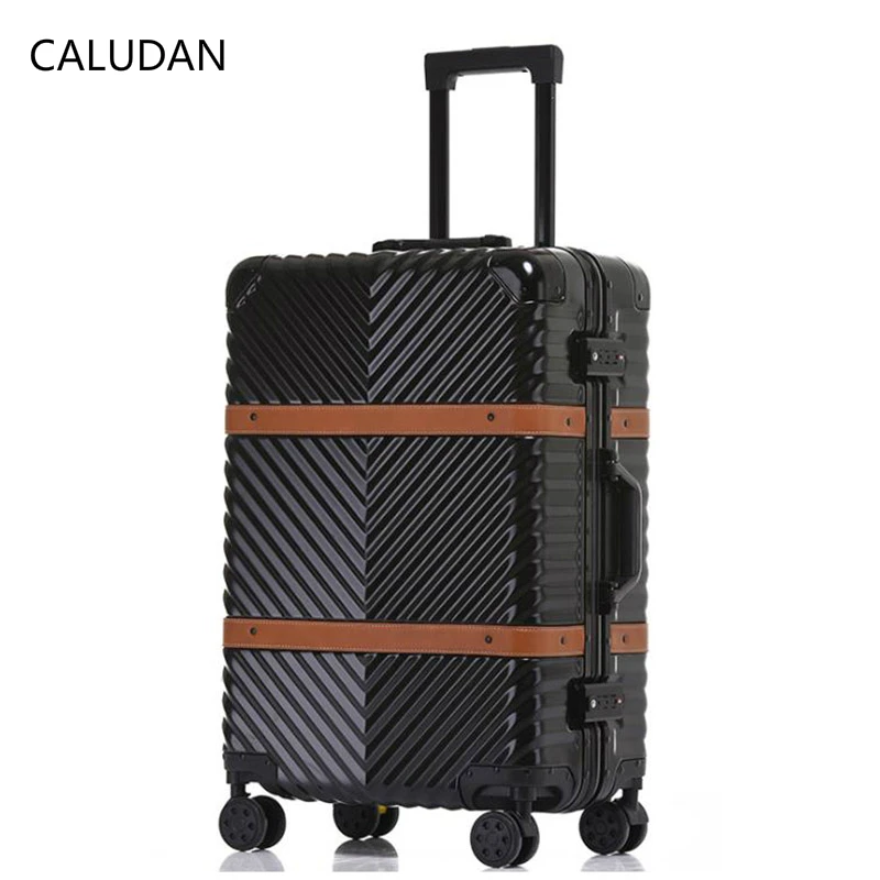 CALUDAN 20 &quot24&quot 29 &quotдюймов PC ABS USB интерфейс перезаряжаемый Дорожный чемодан kinder tas
