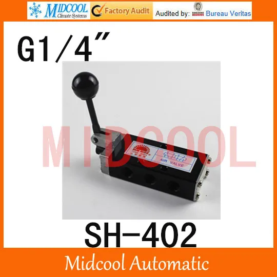 

High quality manual valve SHAKO port 1/4" SH-402 control Manual valve Two-position Five-way