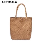 ARPIMALA 2018 пляжная сумка для лета, большие соломенные сумки ручной работы, плетеные тоуты, женские сумки для путешествий, роскошные дизайнерские ручные сумки для покупок