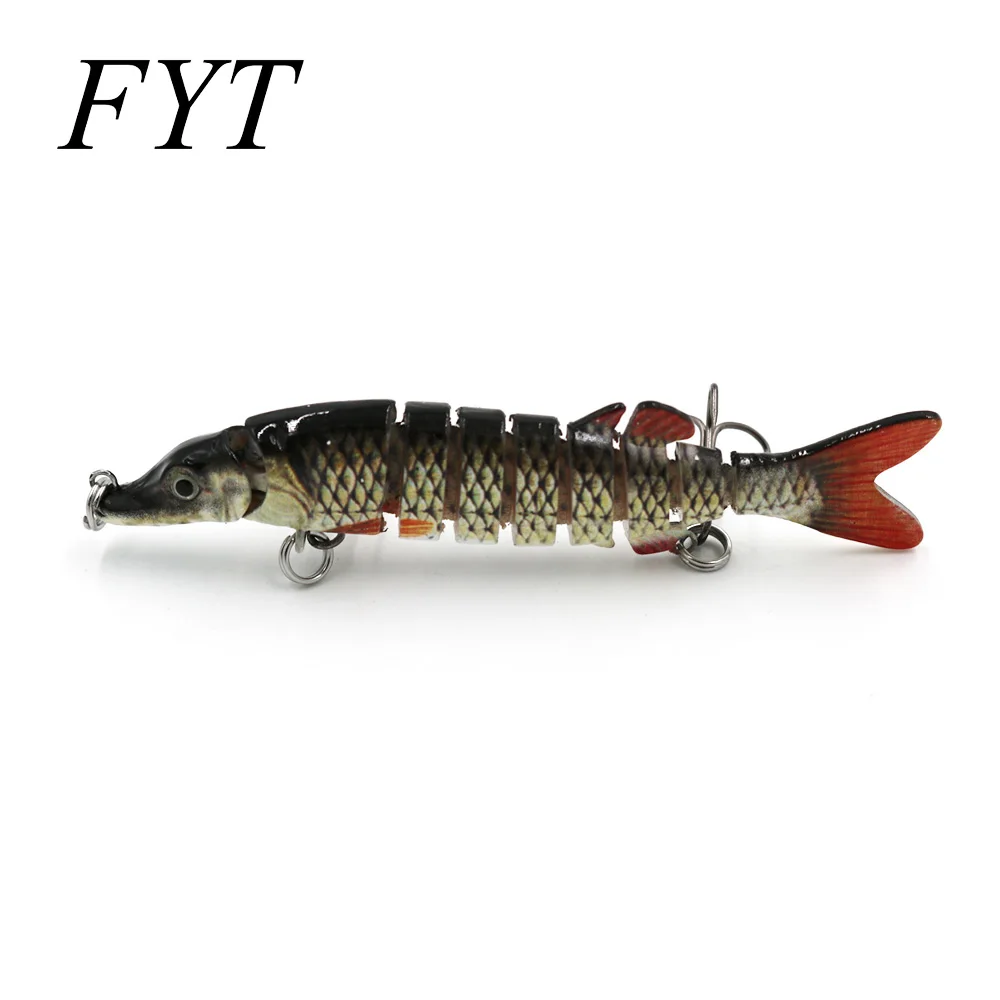 FYT 1 шт. рыболовные приманки 9 сегментов плавающая приманка для рыбалки см 7 г