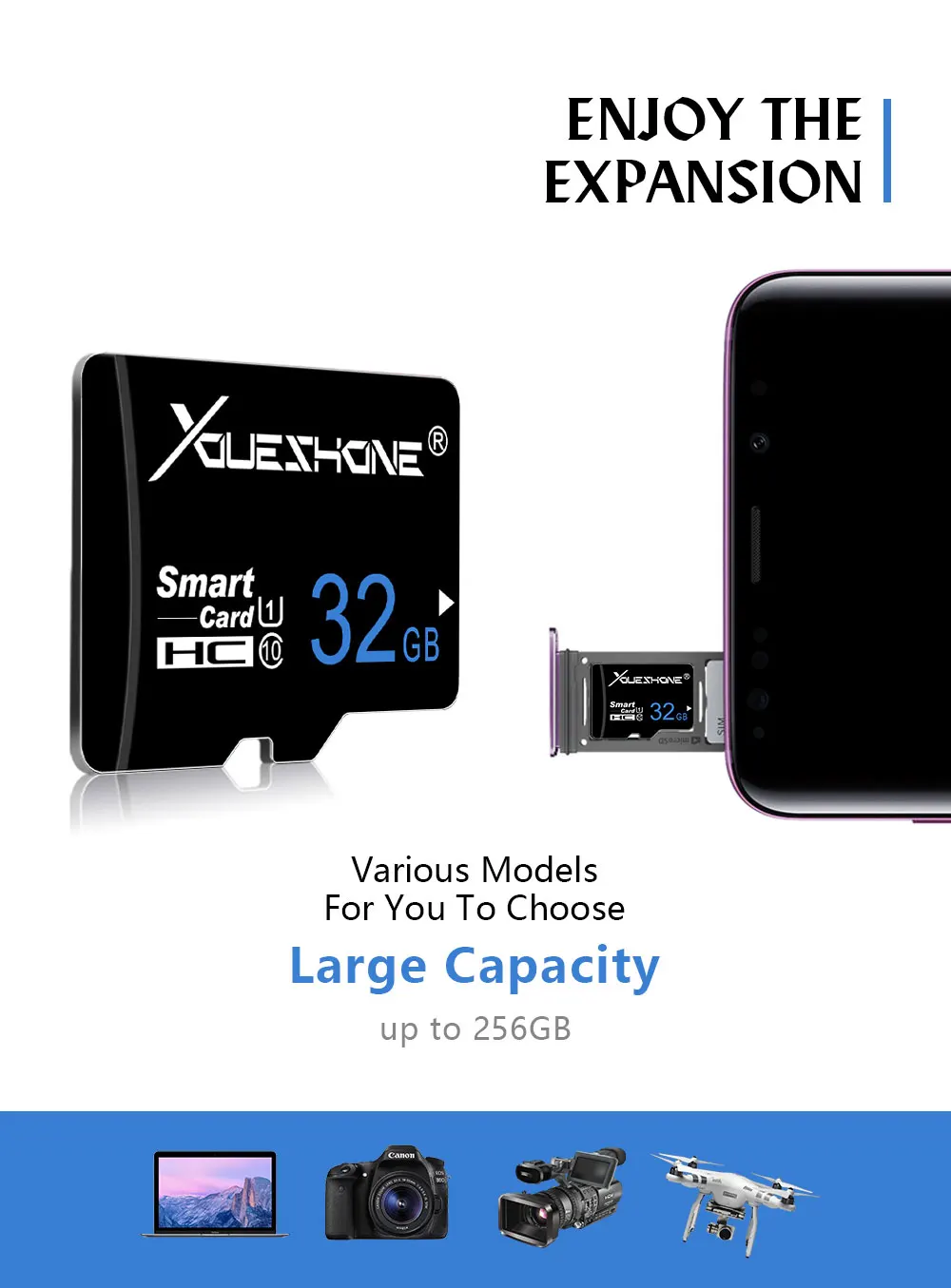 Tarjeta SD флэш-карта памяти 16 Гб карта памяти 32 Гб microsd 64 Гб micro sd карта 4 ГБ 8 ГБ tf карта
