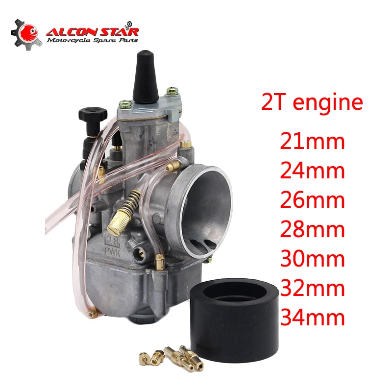 Карбюратор Alconstar 2T для двигателя мотоцикла Keihin КАРБЮРАТОР 21 24 26 28 30 32 34 мм PWK узел