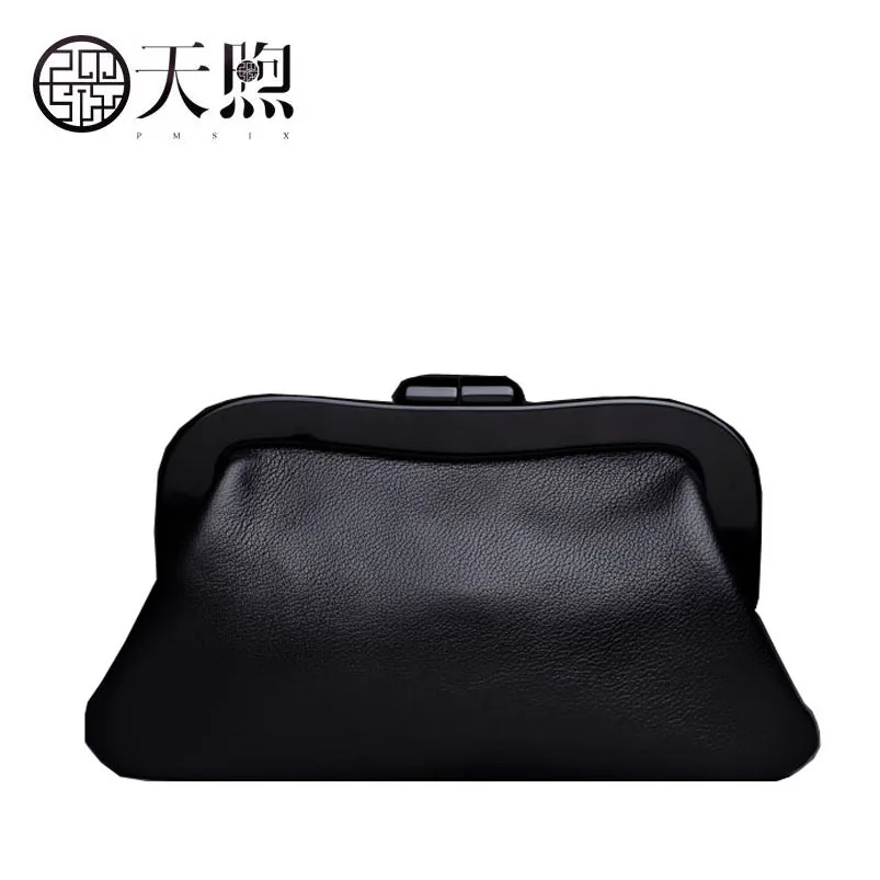 Клатч женская сумка 2019 Новая модная дамская кожаная темпераментная Дамская