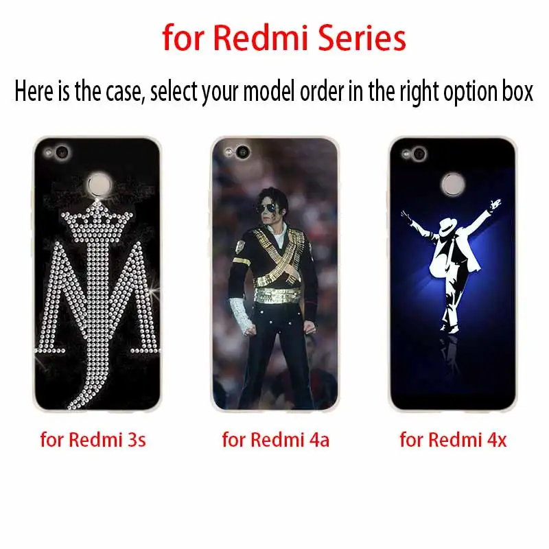 Силиконовый чехол для Xiaomi Redmi Cover 9 8 7 6 5 4 A 9at Prime 4x K20 Pro Y3 Майкл Джексон | Мобильные