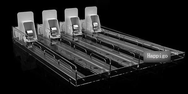 293*60 мм PC Прозрачный все в одном магазине полка для супермаркета толкатель