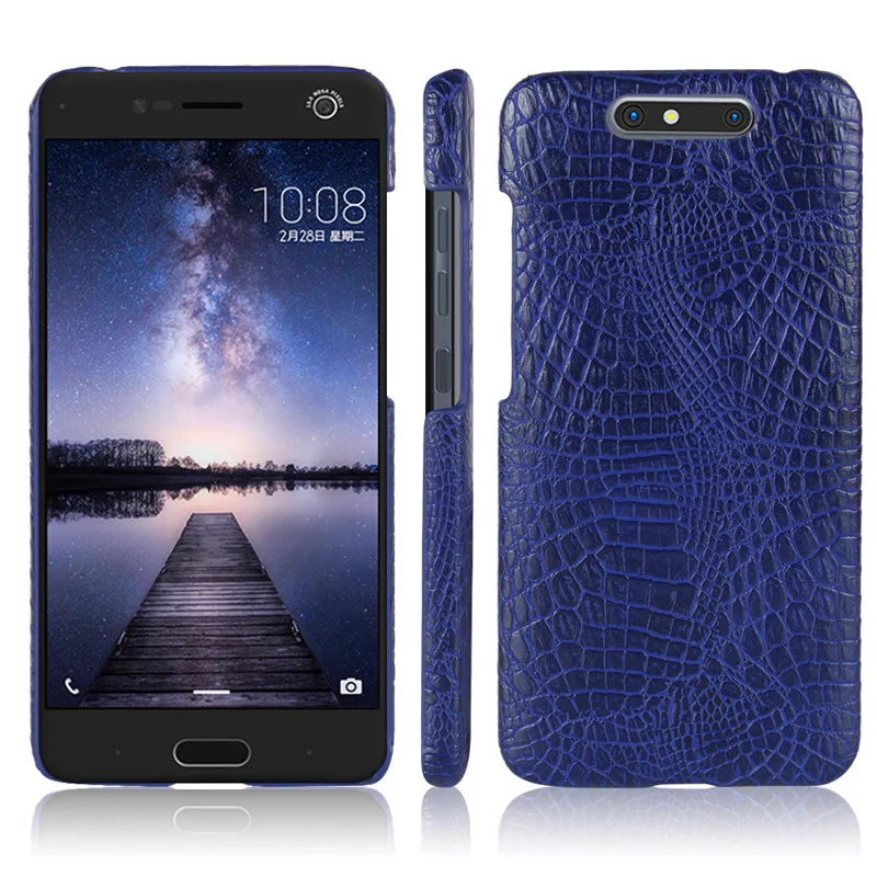 Жесткий чехол ZTE V 8 Blade V8 из поликарбоната и искусственной кожи с крокодиловой
