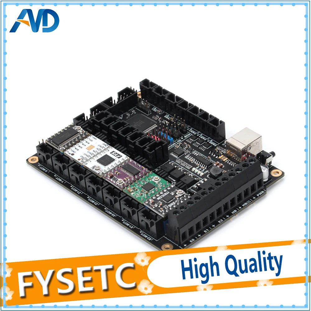Материнская плата FYSETC F6 V1.3 + 6 шт. TMC2100/TMC2208v1.2/TMC2130v1.2/DRV8825/S109/A4988/ST820 VS SKR V1.3|Детали и