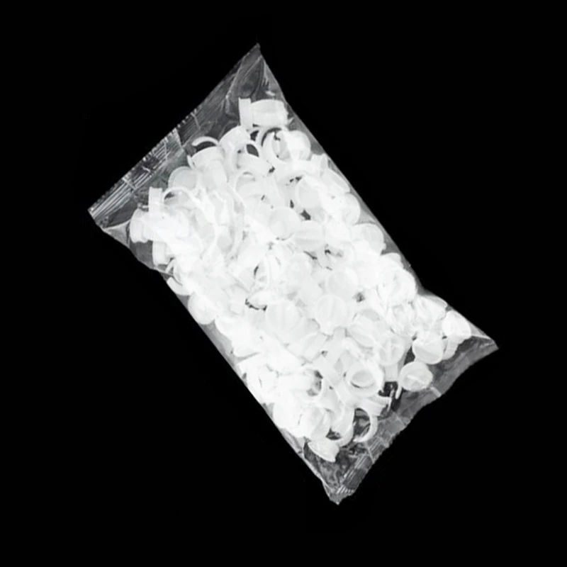 100 шт. без сепаратор постоянного чернил для татуажа кольцевой наконечник