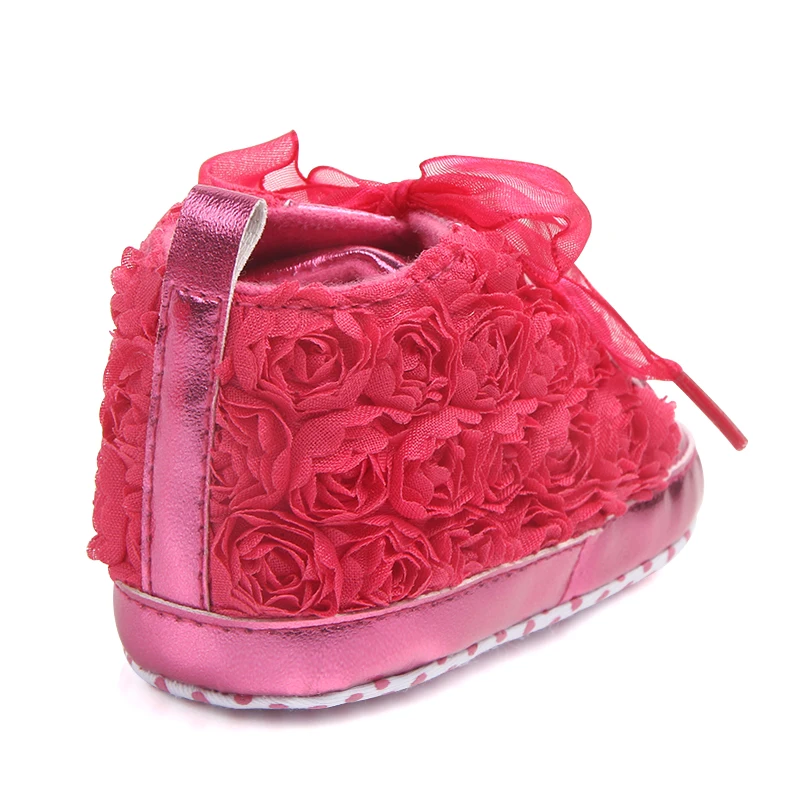 

Baby Girl Shoes Toddler First Walkers Sneakers Bebe Sapatos Infantil Kids Rose Flower Soft Sole Children Chaussure Newborn Boots