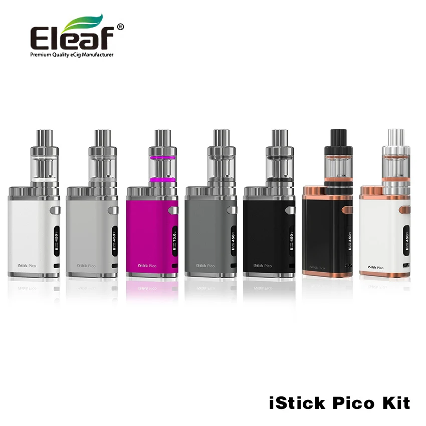 Оригинальный Eleaf iStick Pico 75W Kit бокс мод в комплекте с MELO 3 или Mini Тип аккумулятора 18650