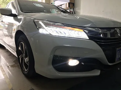 Передняя фара автомобиля для Honda Accord светодиодный фары- для Accord 9.5th фара Биксеноновая линза двойной луч HID