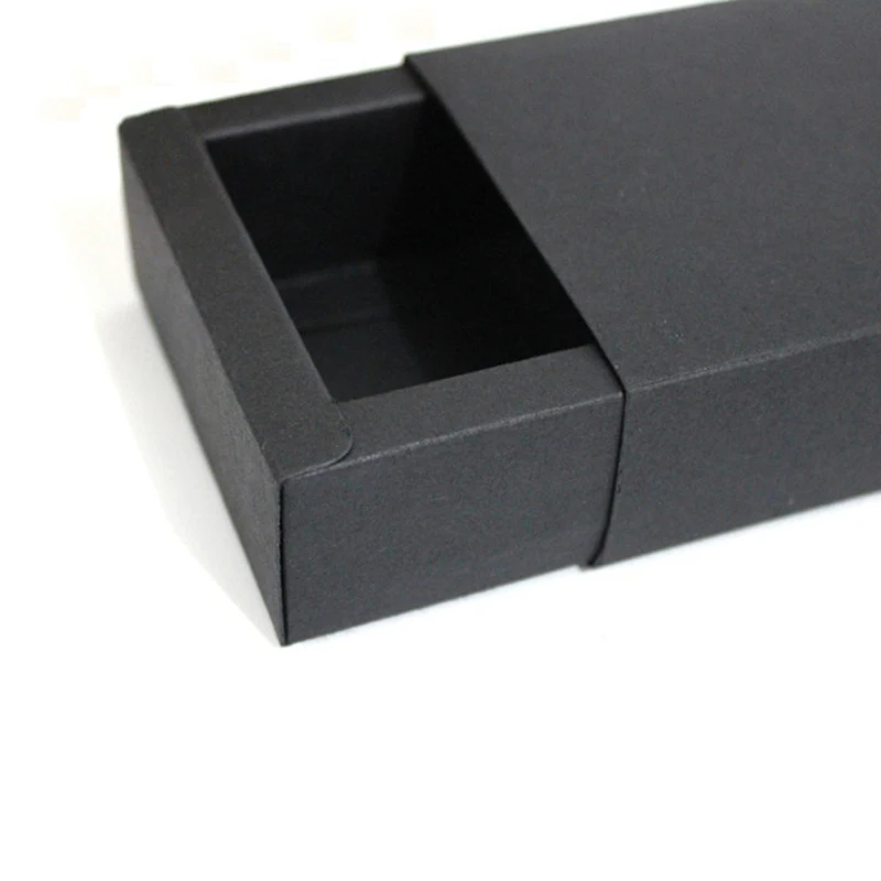 black 20 шт Матовая ПВХ крышка крафт-бумага ящики коробки DIY ручной работы мыло ремесло Драгоценность Коробка для свадьбы праздничная подарочная упаковка - Цвет: black