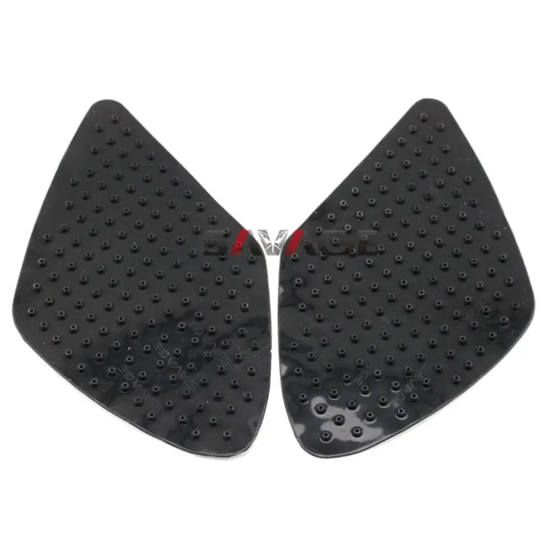 Для SUZUKI GSR 600 2006 2007 2008 2009 2010 2011 противоскользящие накладки на бак для лучшего сцепления аксессуары для мотоциклов 3m наклейка защита колена - Цвет: Black