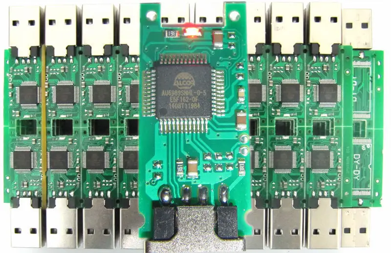 USB флэш накопитель PCBA AU6989SNHL GT Pendrive OTG двойной порт диск контроллер: MicroUSB и usb