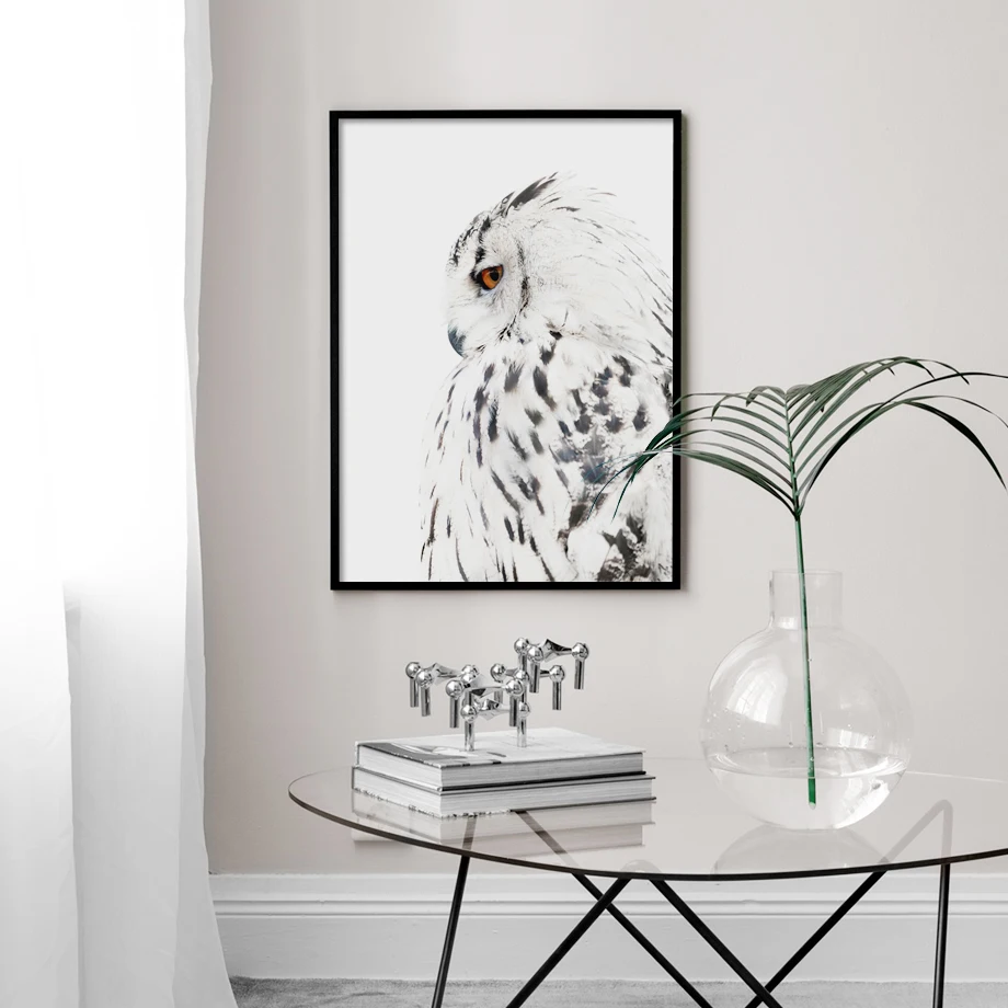 Сова цитаты горная стена искусство холст живопись плакаты на скандинавскую тему